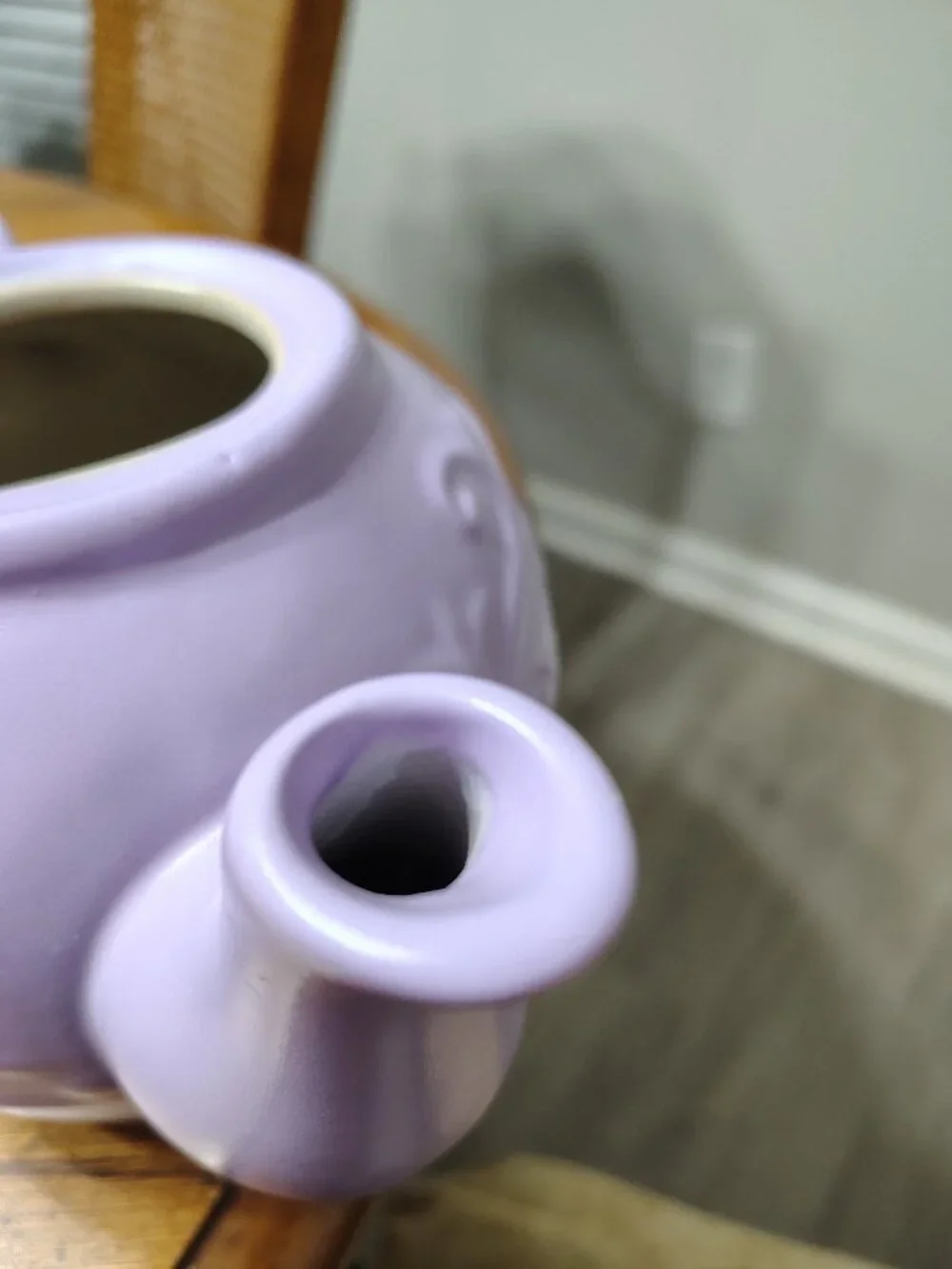 hand painted teapot